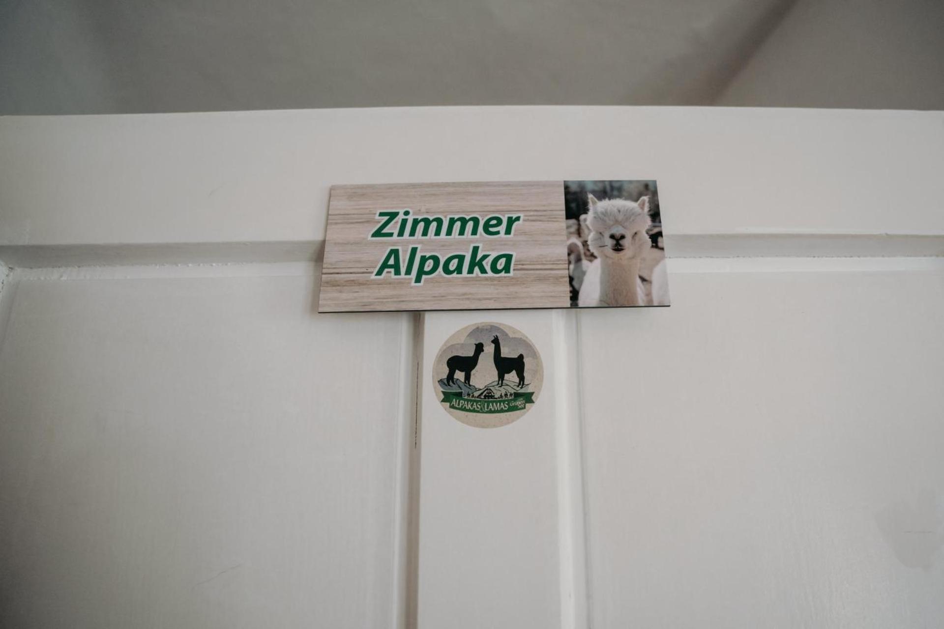 Alpakas, Lamas Und Rentiere Zum Gruenen See Grossdorf  Exterior foto