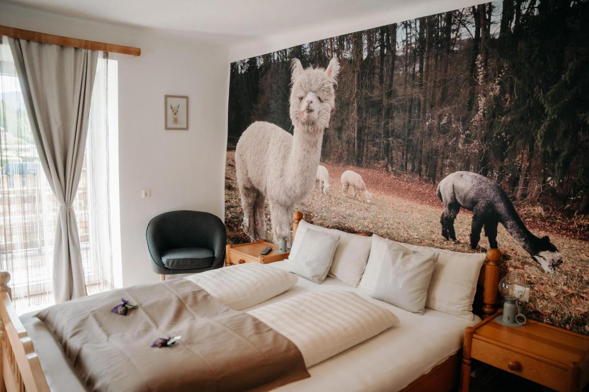 Alpakas, Lamas Und Rentiere Zum Gruenen See Grossdorf  Exterior foto